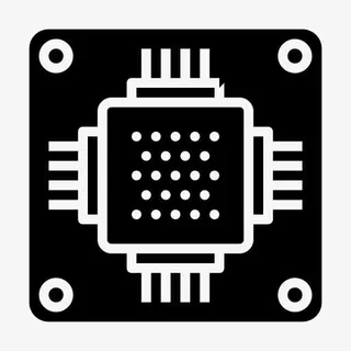 芯片电路IC集成电路微芯片微处免抠