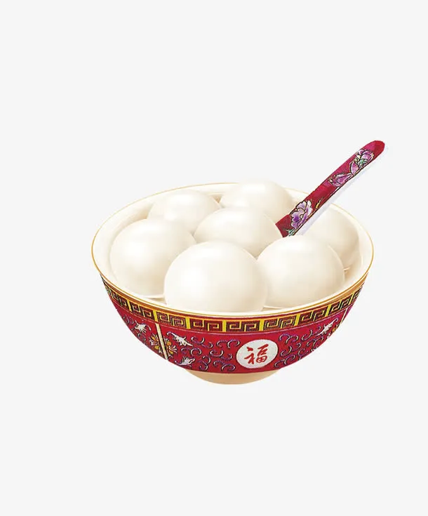 一碗好吃的汤圆素材免抠