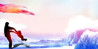 父情节创意海报背景图高清