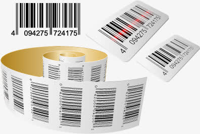 写实条形码,免抠