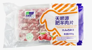 天顺源肥羊肉片免抠