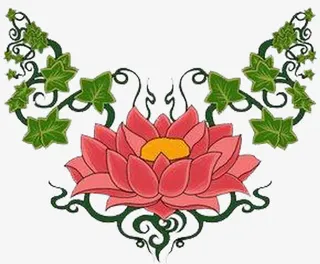 莲花出污泥而不染免抠