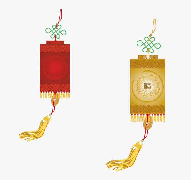 吉祥灯笼免抠