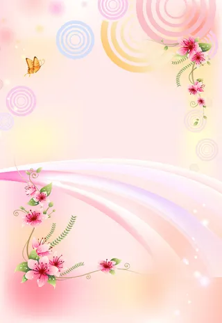 儿童写真海报背景素材高清