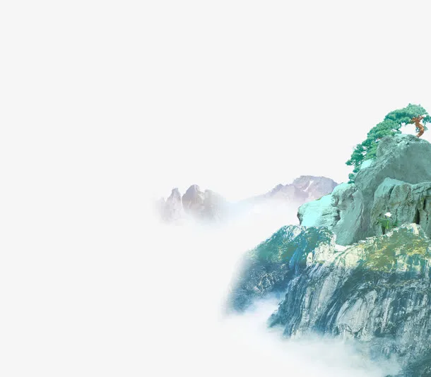 江北风光素材免抠