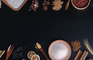 清新文艺美食配料餐饮装饰素材免抠