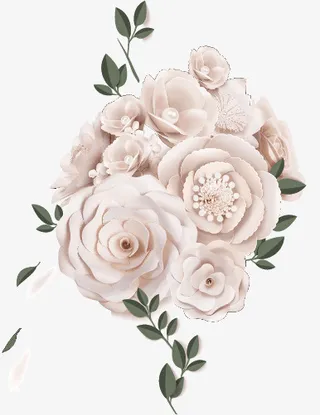 手工花艺花束免抠