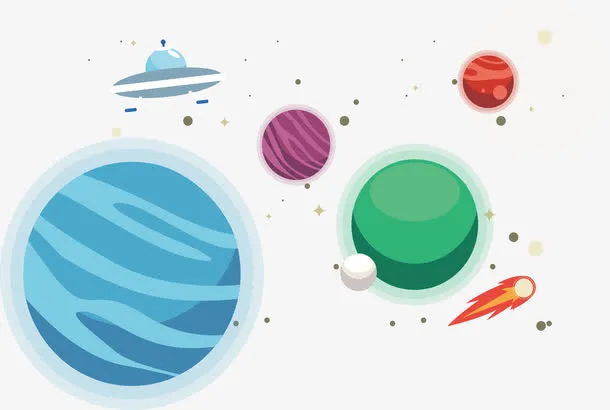 太空中的星星免抠