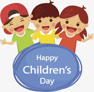 儿童节快乐开心的小朋友免抠