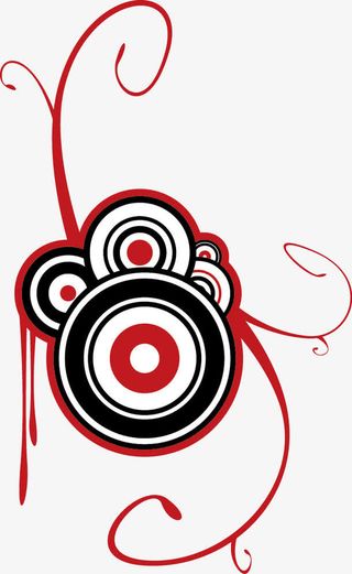 酷动泼墨元素免抠