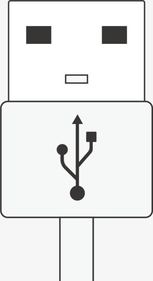 电脑数据线免抠