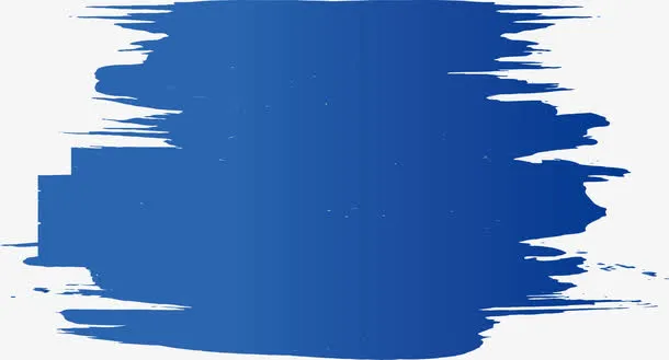 渐变蓝色粉刷效果免抠