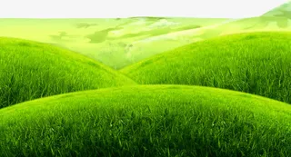 层峦叠嶂绿色山脉山丘免抠