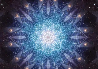 星空舞台聚焦背景高清