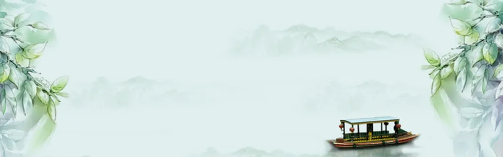 中国风手绘banner背景海报高清