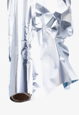 银色锡箔纸免抠