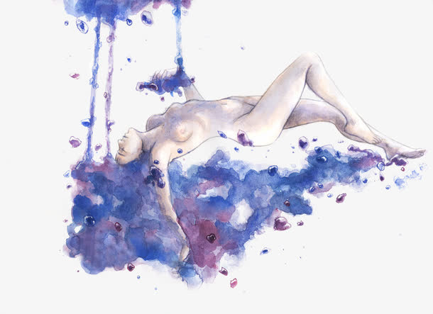 水彩免抠