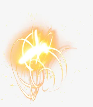 黄色光效免抠