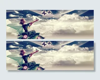 美丽的天使背景高清