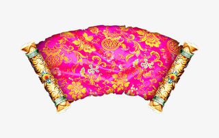 粉色丝绸皇榜免抠