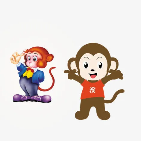 小猴免抠