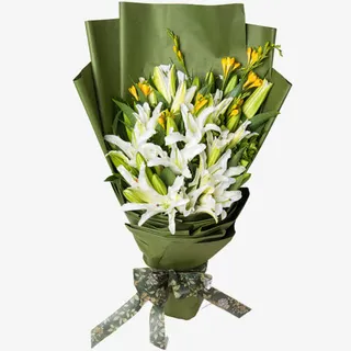 实拍一束小花免抠