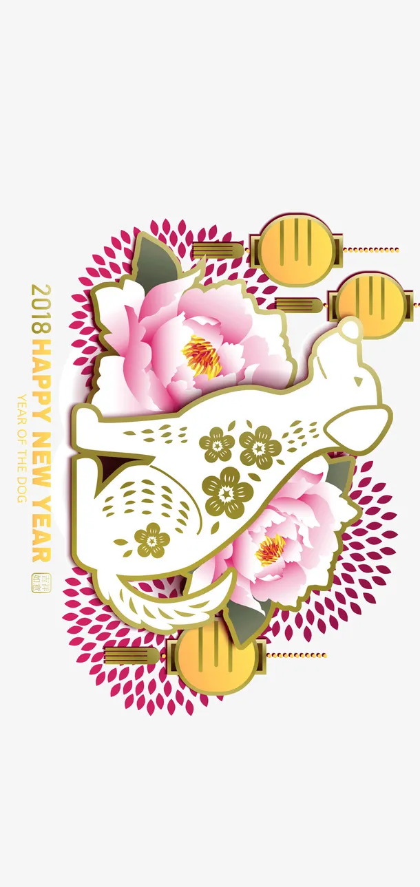卡通手绘新春春节免抠