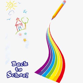 可爱卡通儿童涂鸦背景矢量免抠