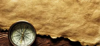 复古纸和怀表背景高清