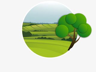 春光明媚清新大自然免抠