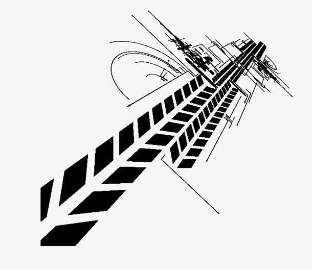线条 科技免抠