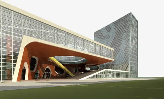 高档城市建筑效果图免抠 高档城市建筑效果图免抠