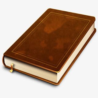 手绘创意牛皮纸米娜书本免抠
