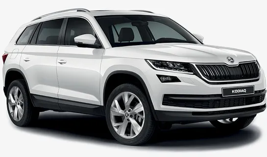 实物斯柯达白色汽车免抠免抠