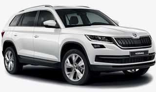 实物斯柯达白色汽车免抠免抠