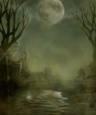 魔幻诡异夜晚背景高清