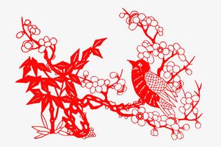 剪纸 传统手艺免抠