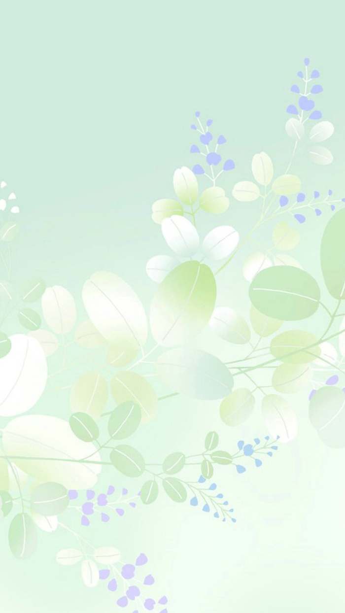 绿色清新小碎花背景高清