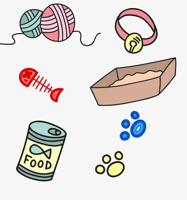 宠物玩具和食物免抠