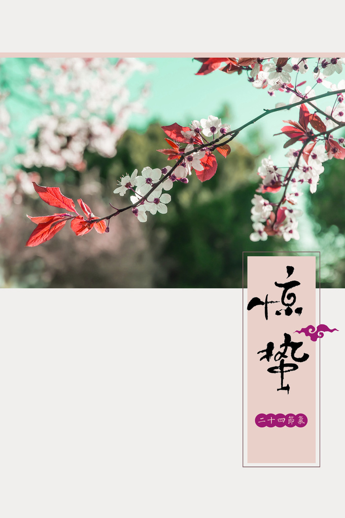 惊蛰清新中国节气高清