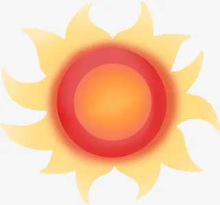 夏日太阳素材免抠