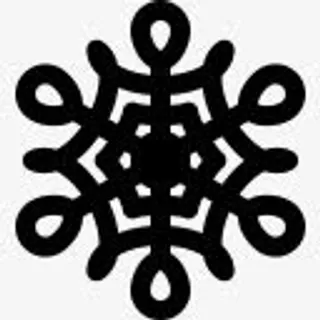 黑色雪花图案免抠