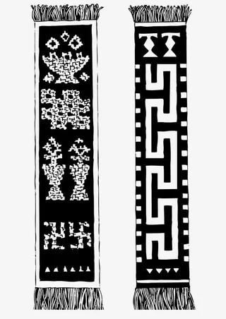 装饰布帛花纹矢量免抠