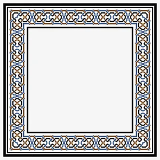古典花纹边框纹理免抠