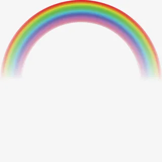 矢量彩虹素材图片免抠