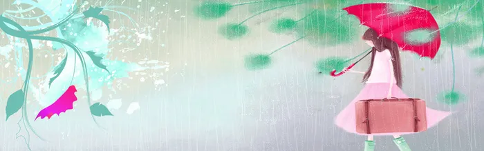 清新唯美手绘banner高清