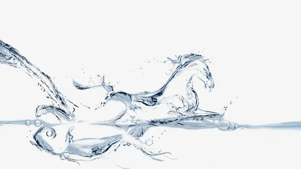 水滴奔腾马免抠