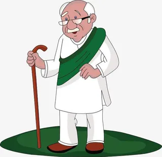 拿着拐杖的老爷爷免抠