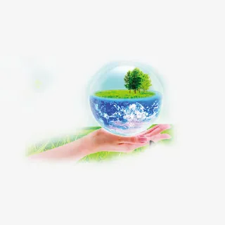 创意手托地球环保图免抠 创意手托地球环保图免抠