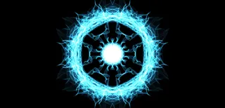 炫酷神秘冰蓝背景高清